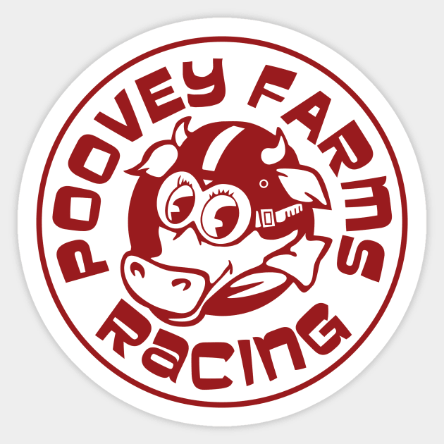 Poovey Farms Racing Sticker by LeftWingPropaganda